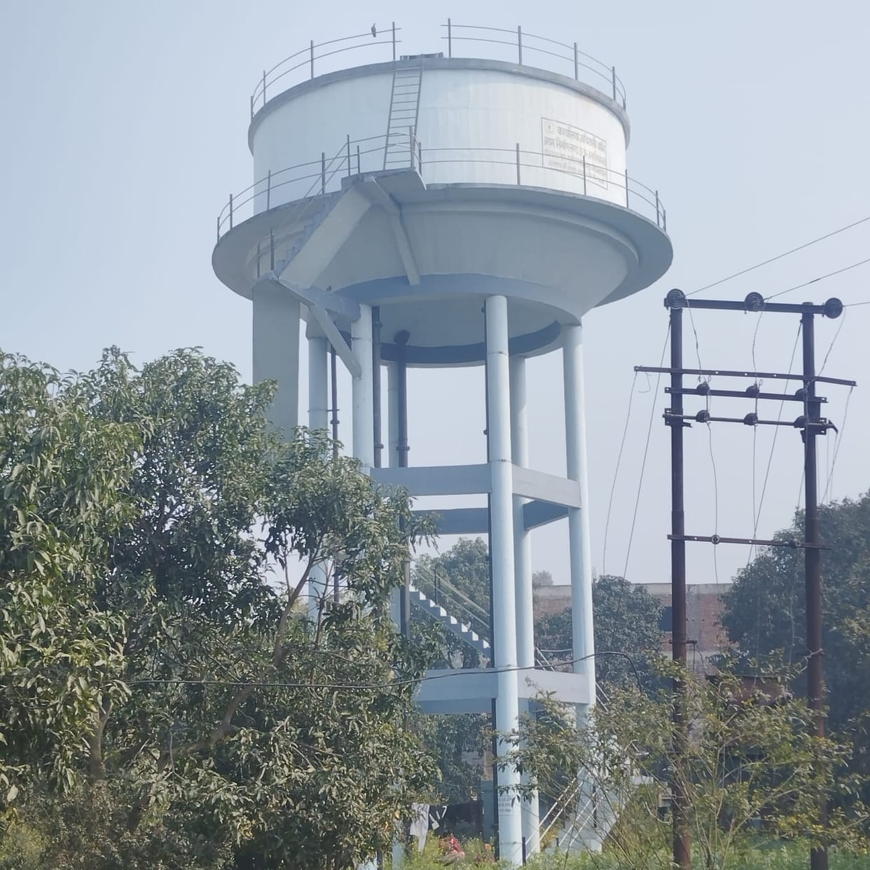Waterlogging was relieved but water supply stopped