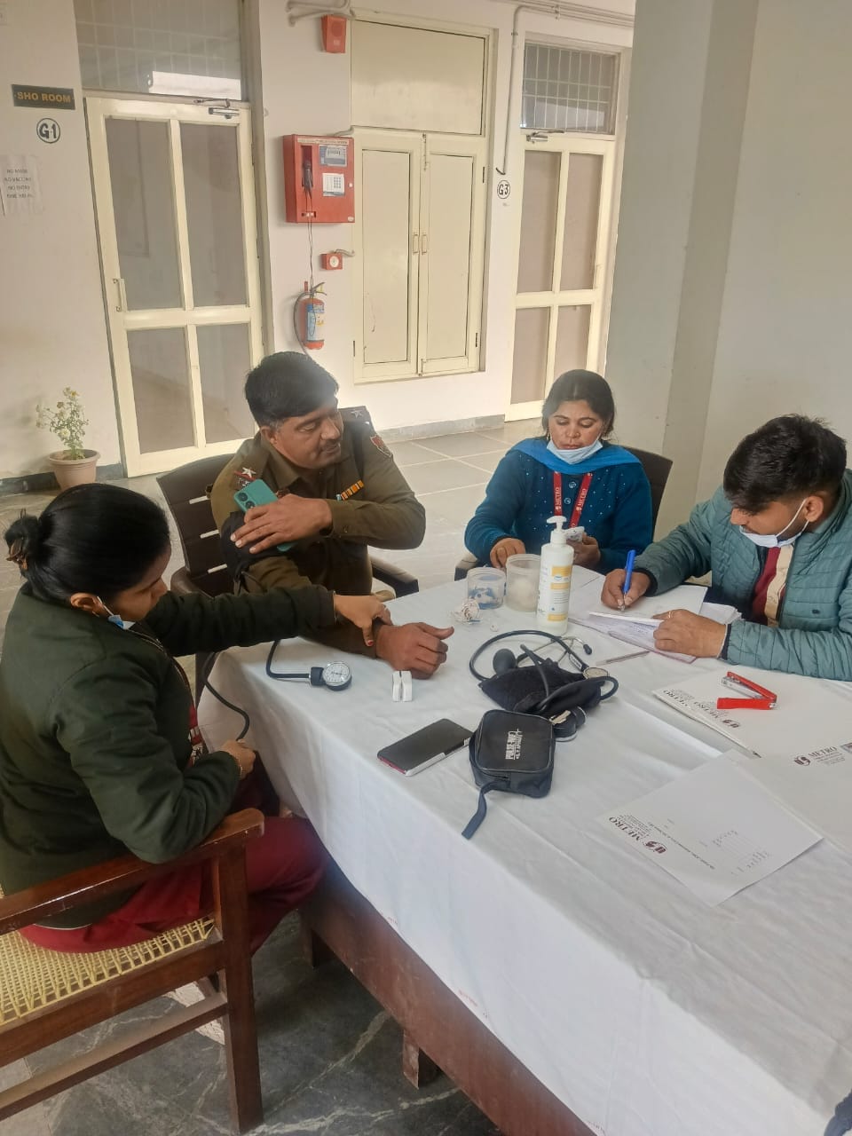 30 policemen underwent health check-up at the camp.