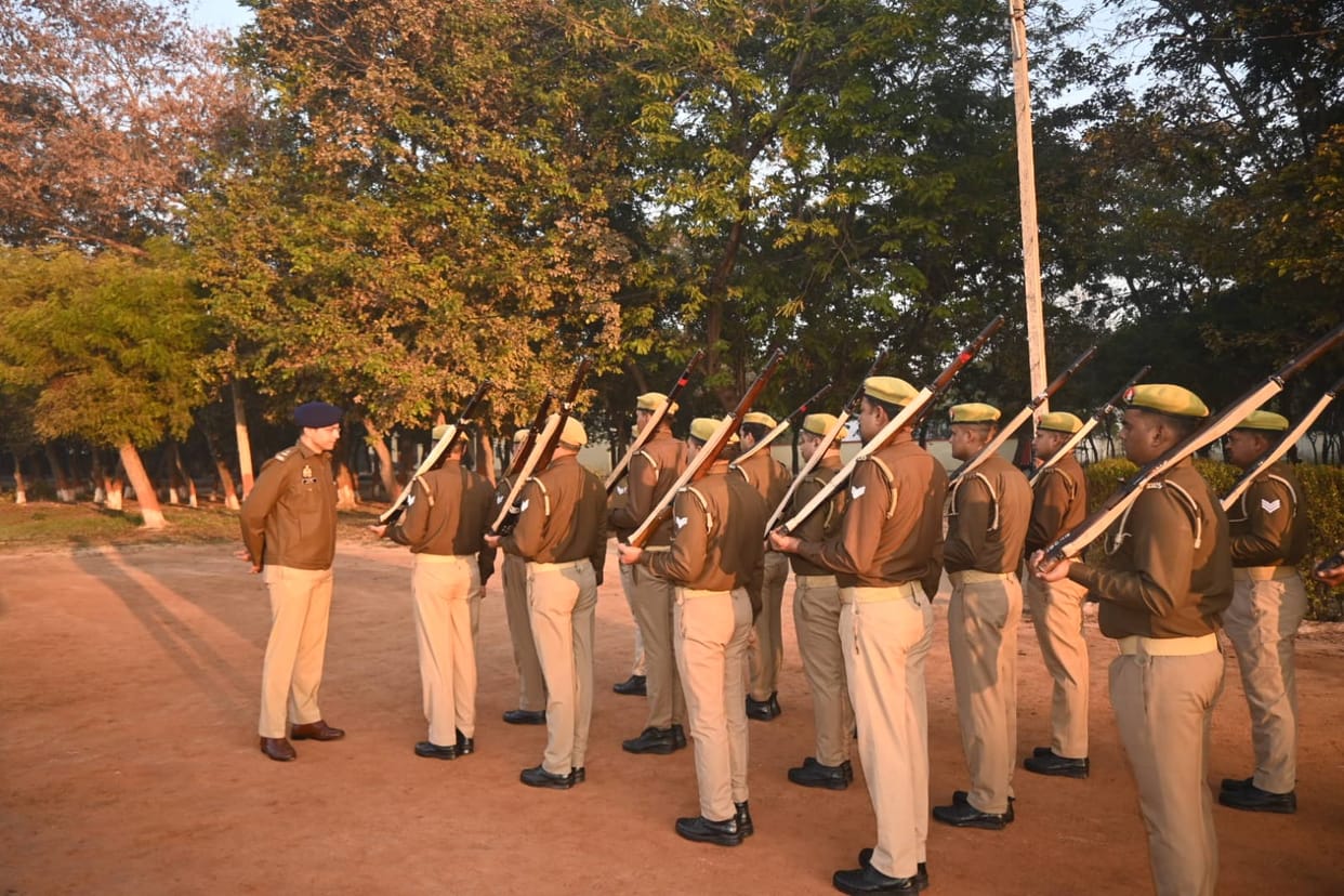 SSP got policemen to run, stressing on fitness and discipline