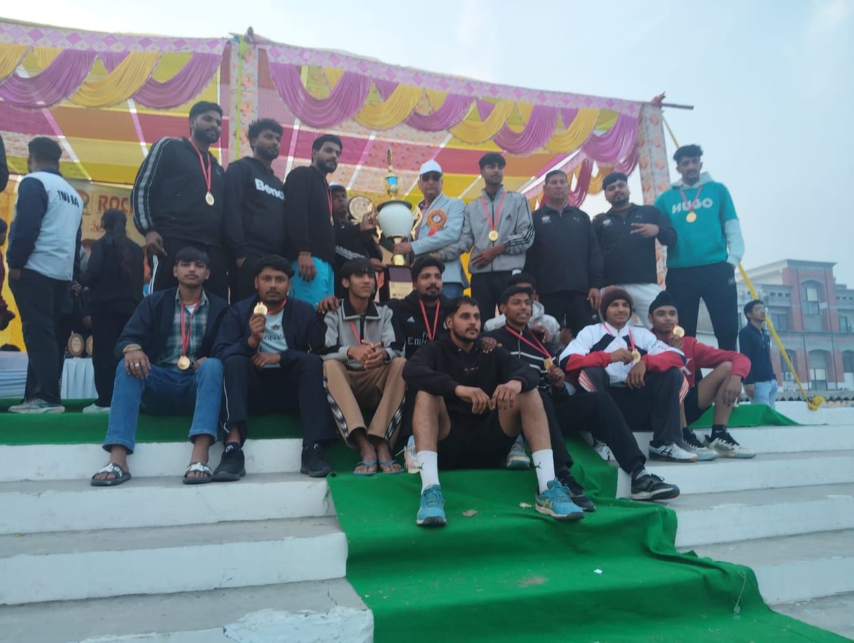 Himachal Pradesh won the national competition in the men's category of rock ball.