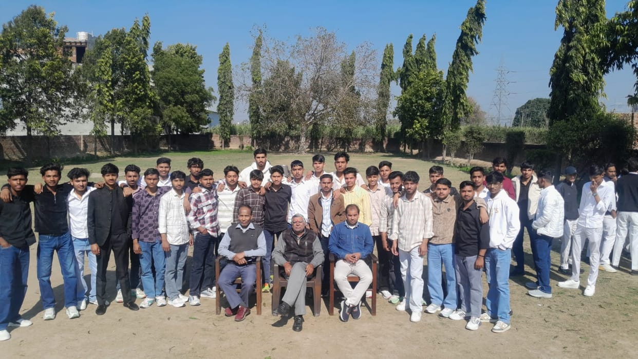 Class 12 students were given a farewell.