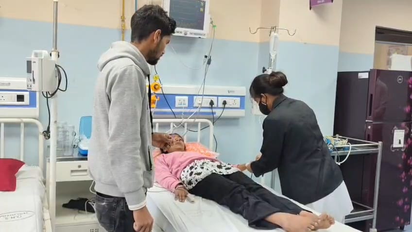nalanda intermediate exam two students fainted model hospital
