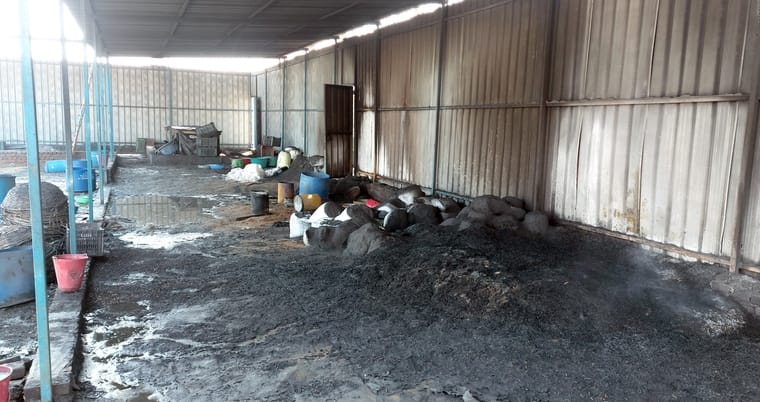 Fire and explosion at a firecracker factory