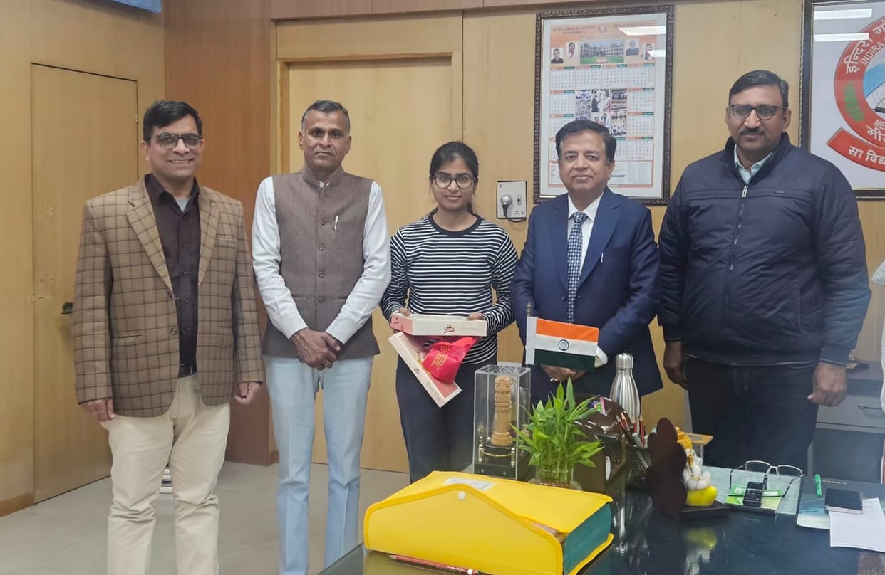 The Vice Chancellor encouraged the student
