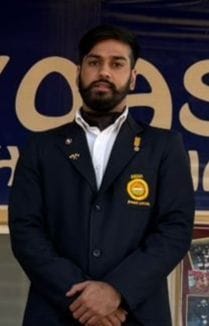 International weightlifter Sahil is sweating it out in preparation for the competition in France.
