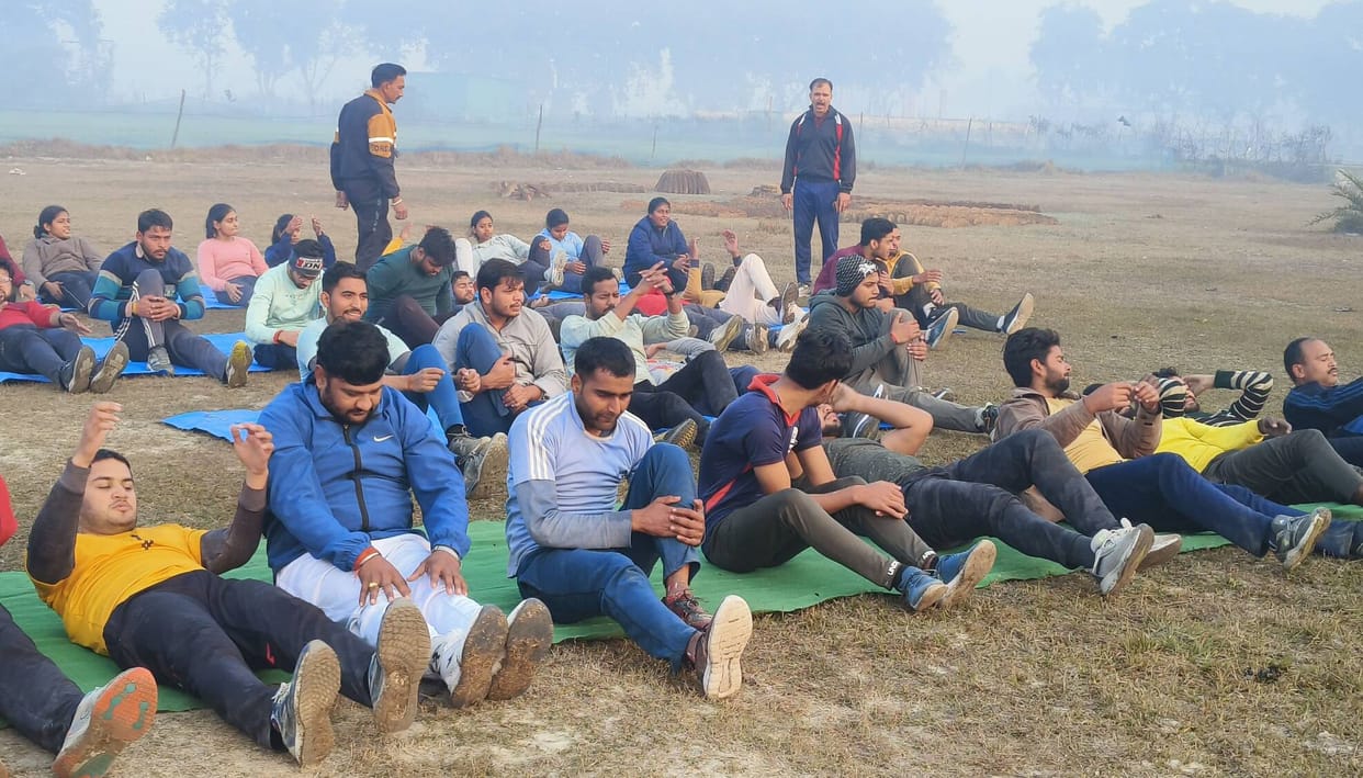 Police Recruitment: Youths show increased enthusiasm as soon as the dates were announced, showing their strength on the field