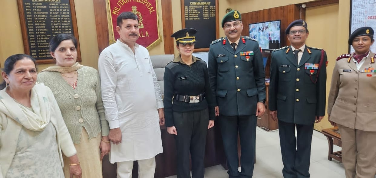 Dr. Monika Malik became a Captain in the army, fulfilling her grandfather's dream.