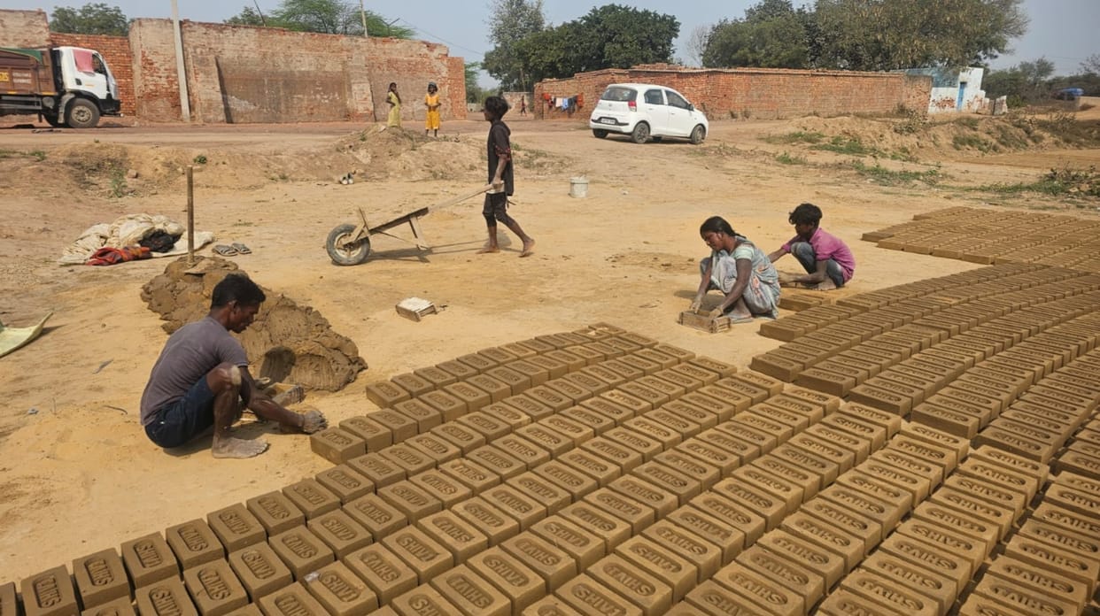 Brick kilns, which had been closed for 8 months, reopened on March 1st.
