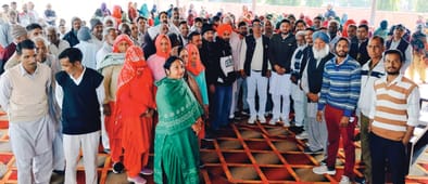 The quorum for the Gram Sabha was completed in seven places, and adjourned in nine