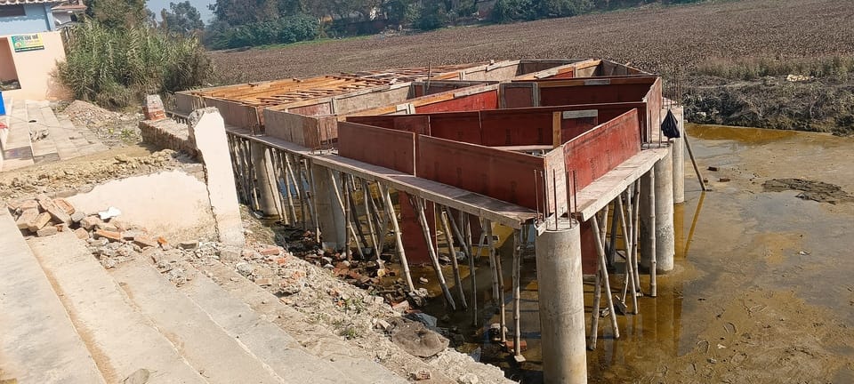 Sitakund: Only the roof structure was built in 23 months