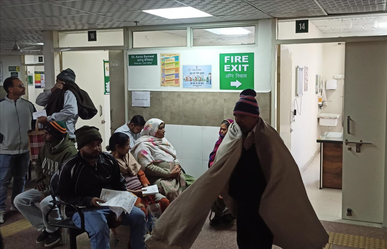 The doctor is in the operating theater, while patients are waiting anxiously in the OPD