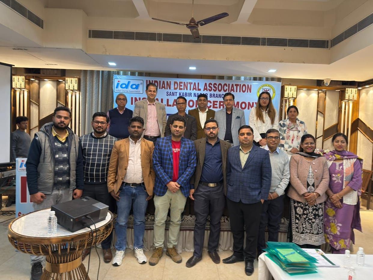 Dr. S.R. Chaudhary has become the president of the Dental Association.