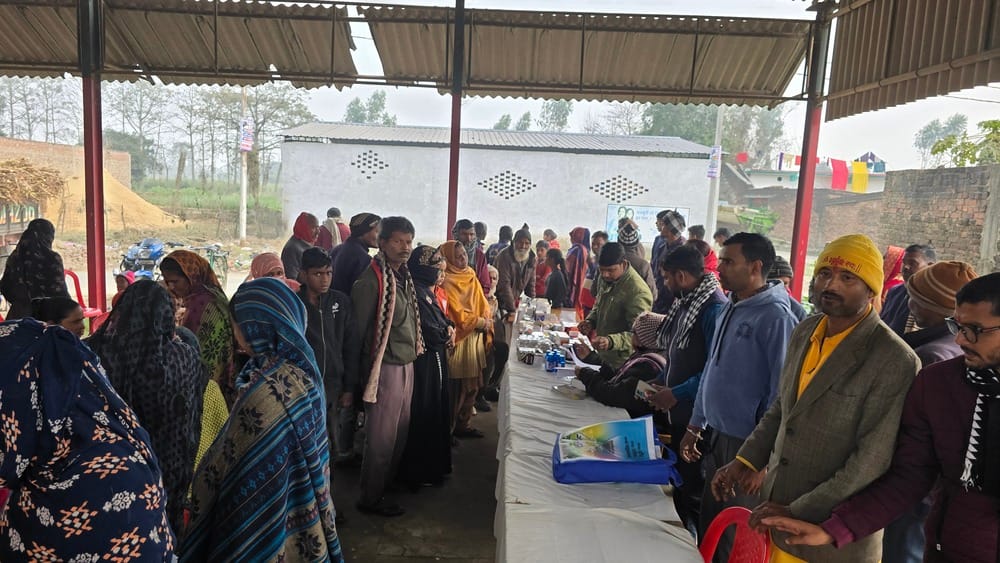 Patients flocked to the health center