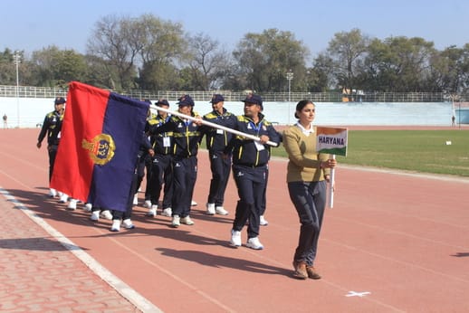 BSF team won the first match by defeating Haryana