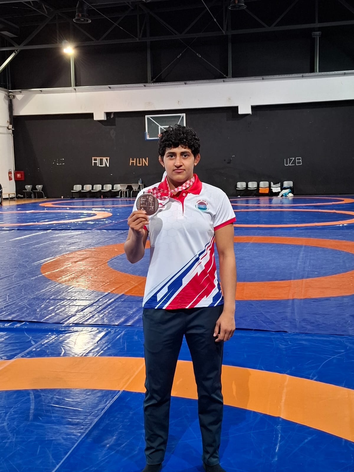 Anjali Gehlawat won a bronze medal in the First Ranking Series.