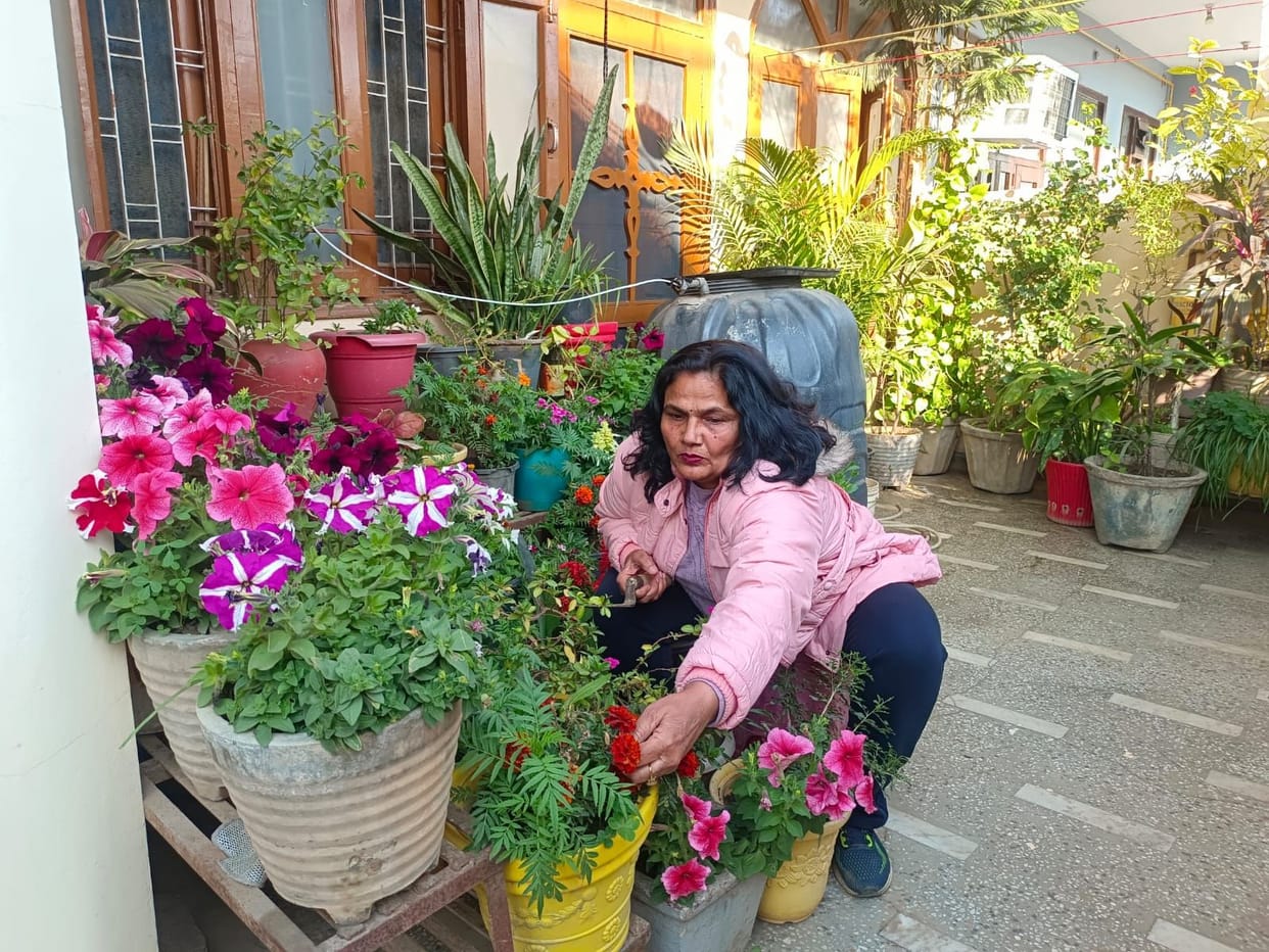The fragrance of flowers in Tajkumari's courtyard, the gleam of medals in her house.