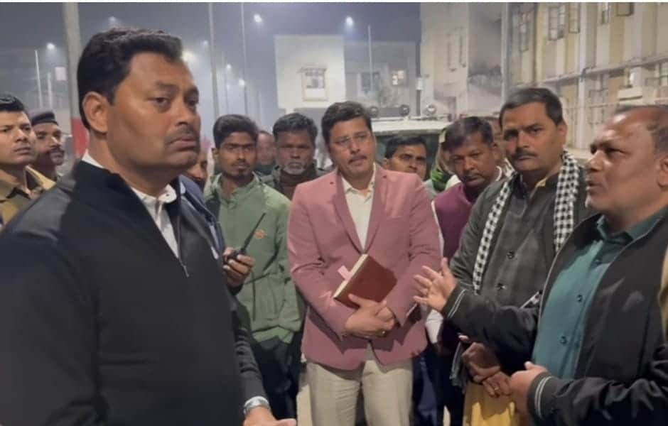 27 जनवरी को निरीक्षण करते मंत्री