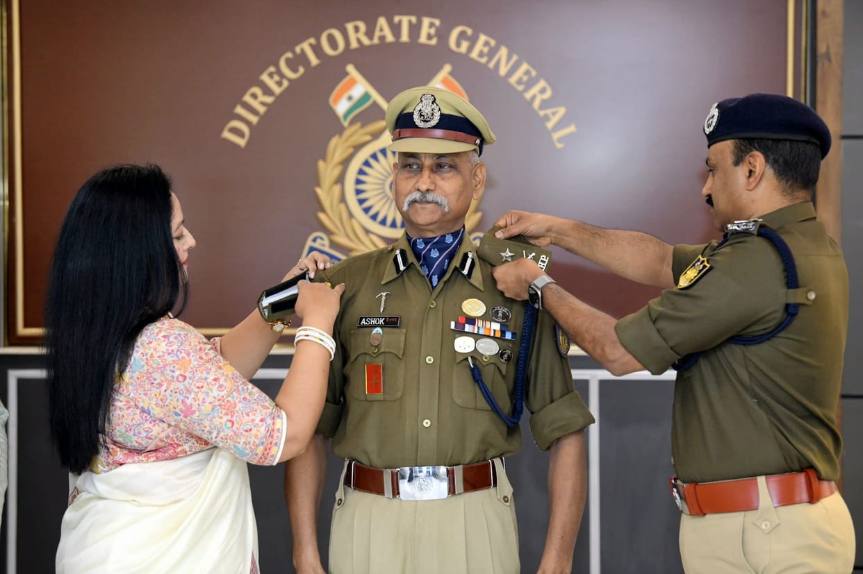 Ashok Sambyal became IG in CRPF