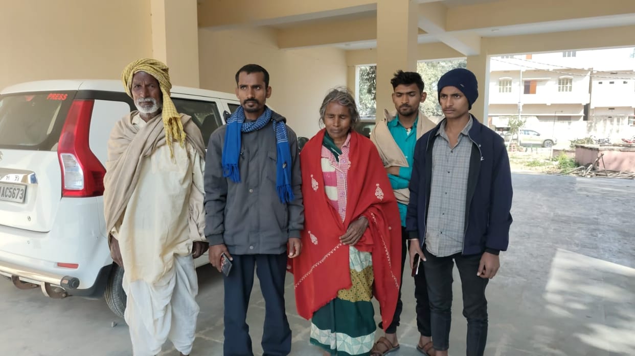 Nalanda news The body of a missing woman was found in a wheat field in Nalanda.