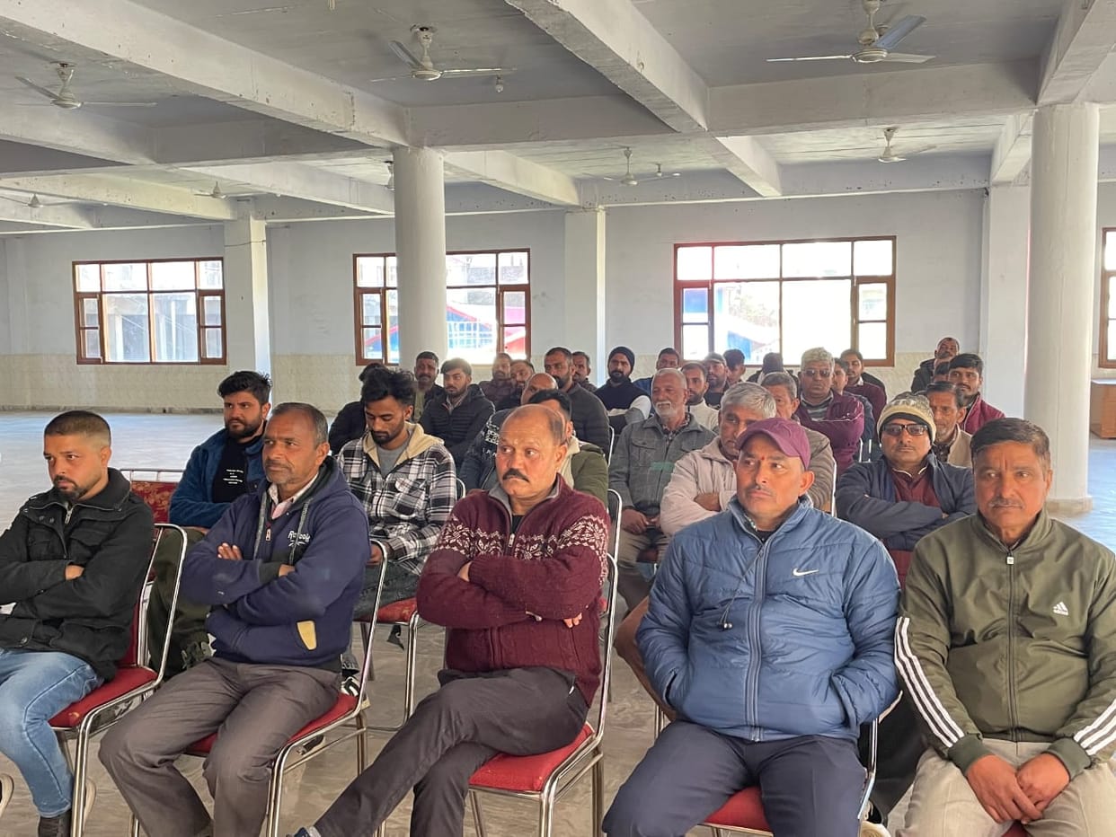 Giri drinking water scheme employees have not received their salaries for the last 11 months.