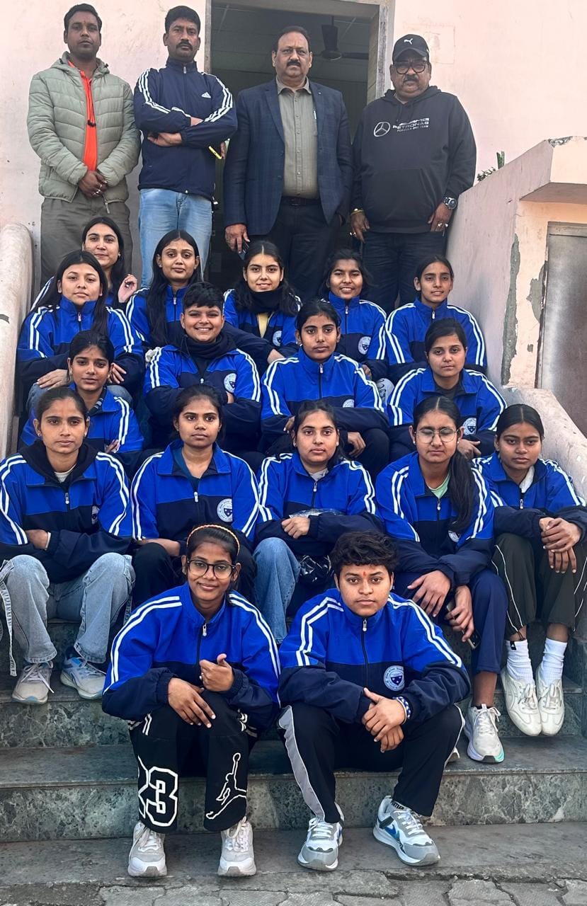 University women's football team leaves for Bhiwani