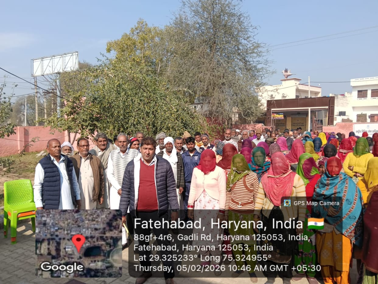 After three attempts, the Gram Sabha met, raising issues of waterlogging and employment