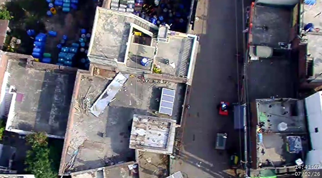 The route of the Holi procession will be monitored from the rooftops.