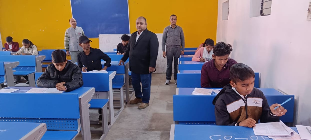 589 students appeared in the Navodaya Vidyalaya entrance exam.