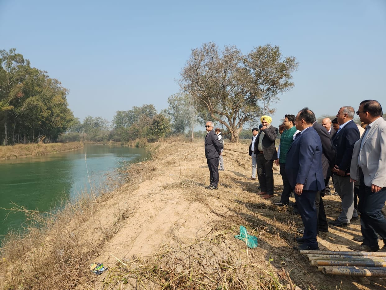 The Ravi-Beas Water Tribunal reached Budhera Head in Kurukshetra to examine Haryana's claims amid the water dispute with Punjab.