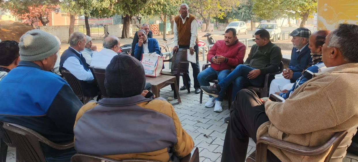 Sector-2 Resident Welfare Association discussed increasing facilities