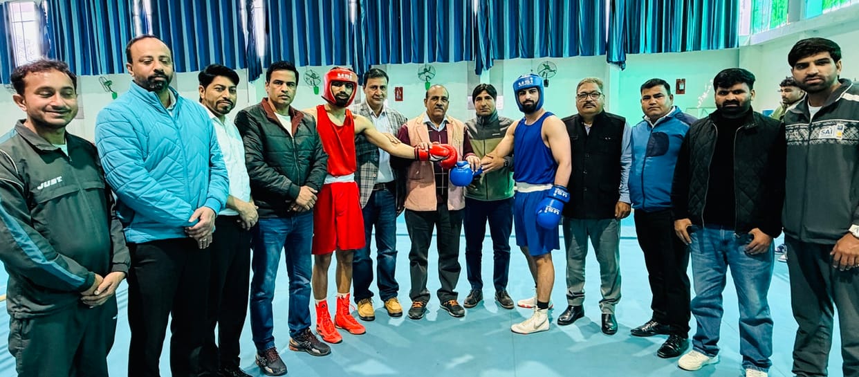 Sahil of Skyte College Kurukshetra won in the 57-60 kg weight category