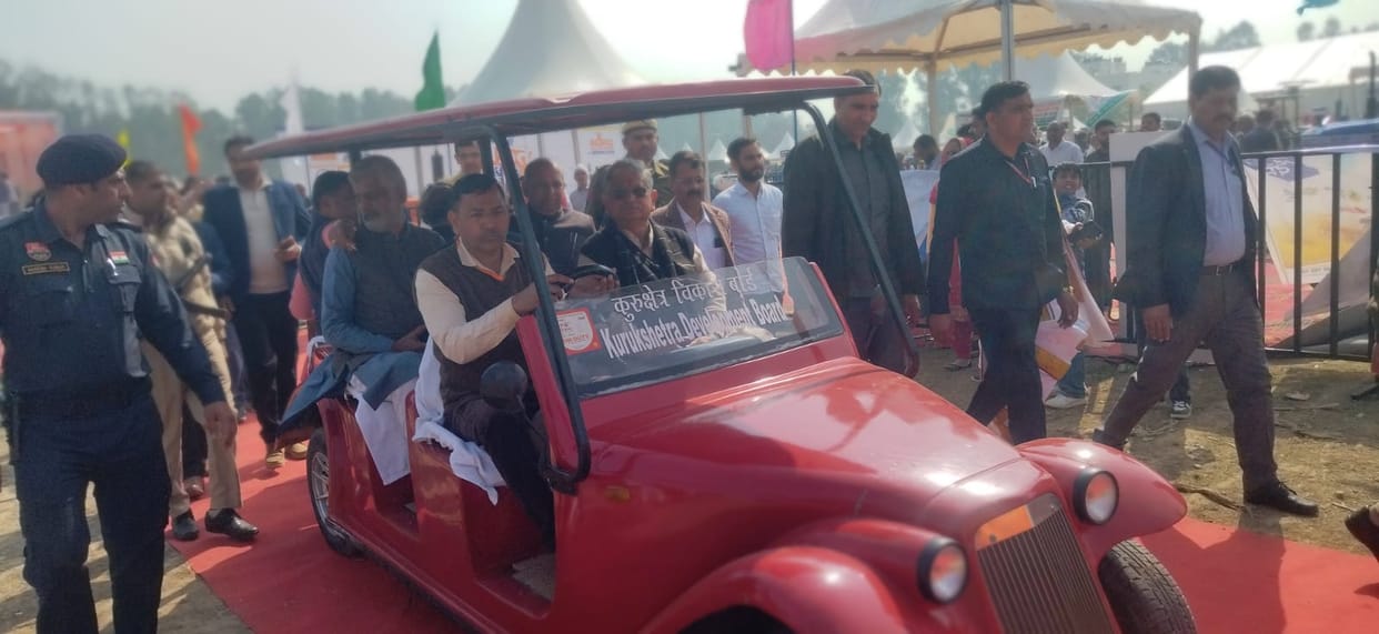 State level cattle fair: Rita from Panchkula and Ishwar from Panipat won Bullet bikes in the lucky draw.