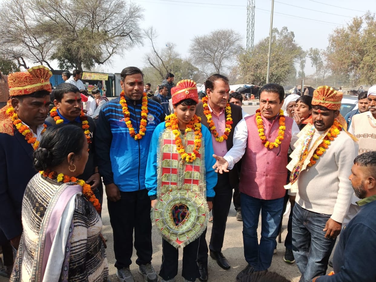 Muskan won bronze medal in Under-19 National Handball Championship