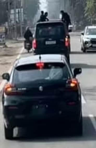 The addiction to stunts is spreading from car rental centers.