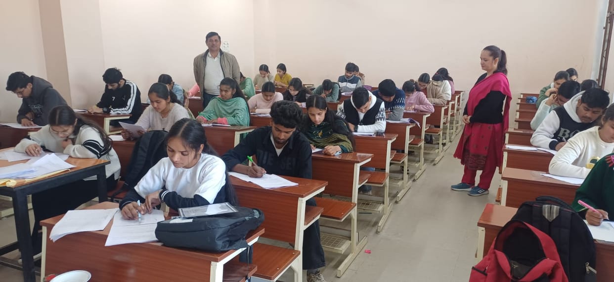 Scholarship examination conducted in Bangana, Una and Amb