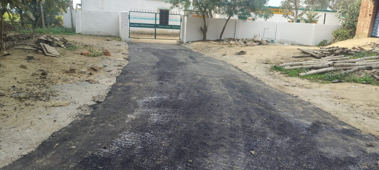 Poor quality road construction has angered commuters.
