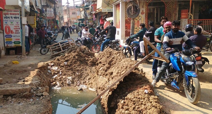 Potholes on 11 major roads in the city are causing problems for 60,000 people
