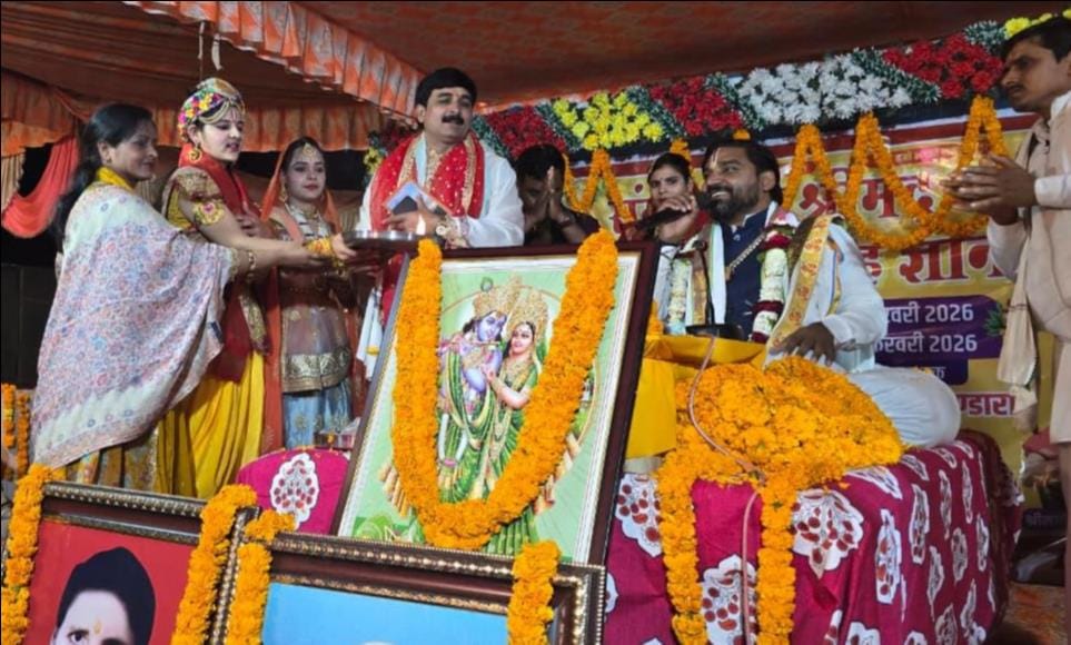 Bhagwat Katha removes the fear of death and shows the path to salvation: Nilesh Maharaj