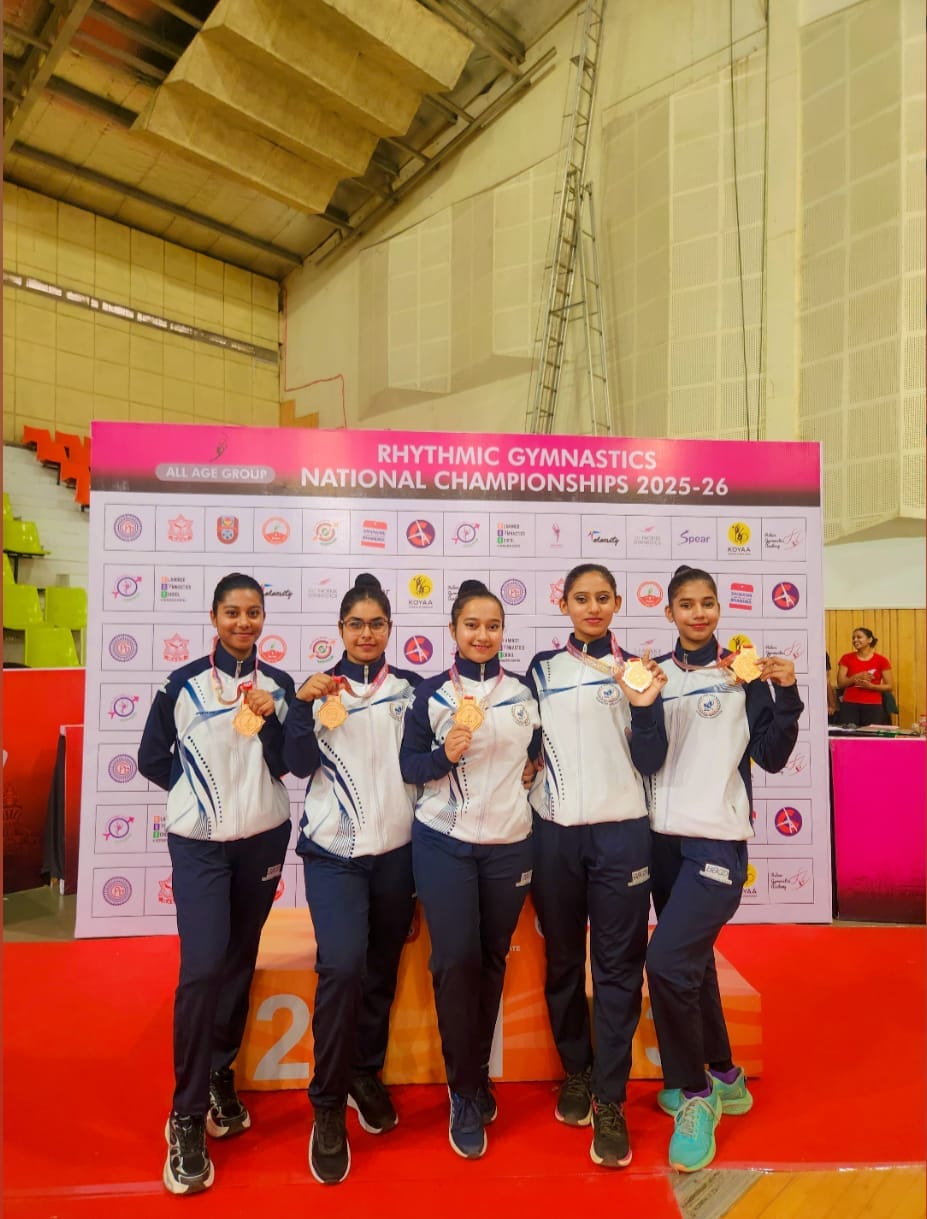 Three players from the city won bronze medals in gymnastics.