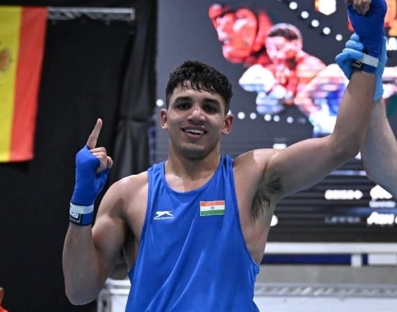 Hitesh Gulia won a bronze medal in Spain.