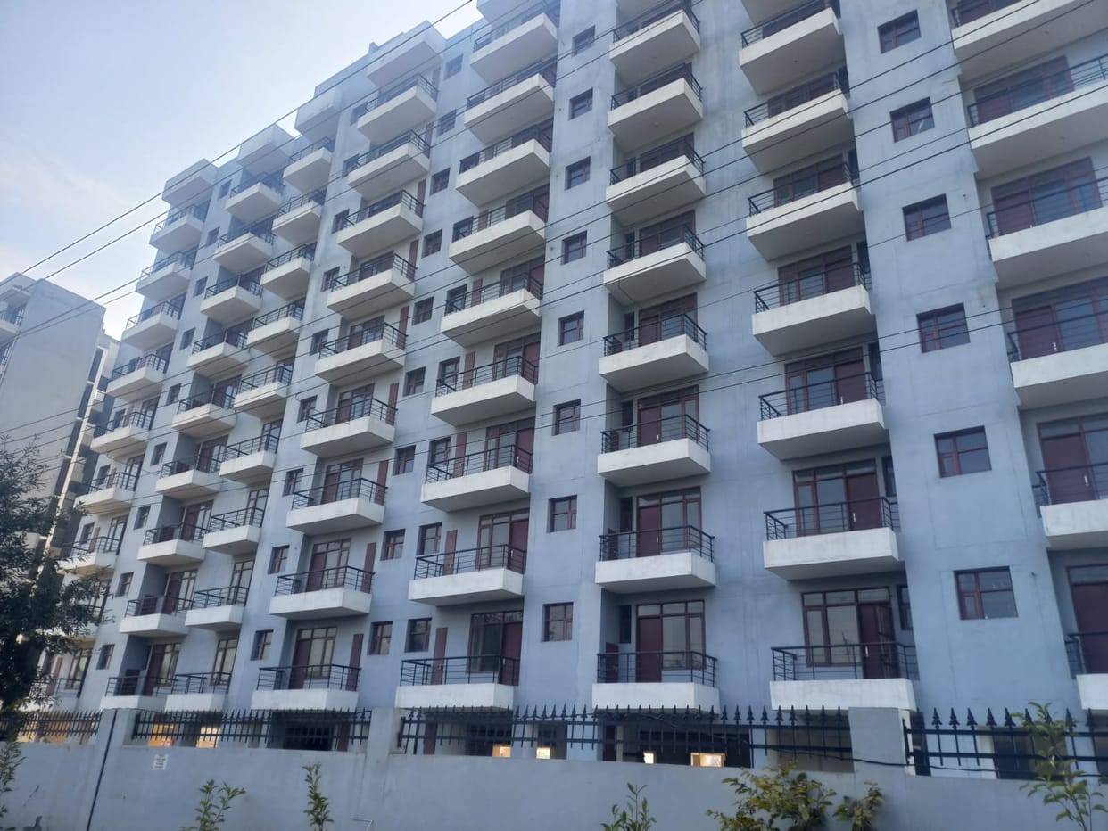 Even after four years, the flats built for ex-servicemen remain incomplete.