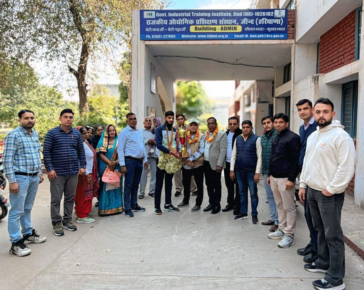ITI student Lakshya wins gold at the National School Sports Championship.