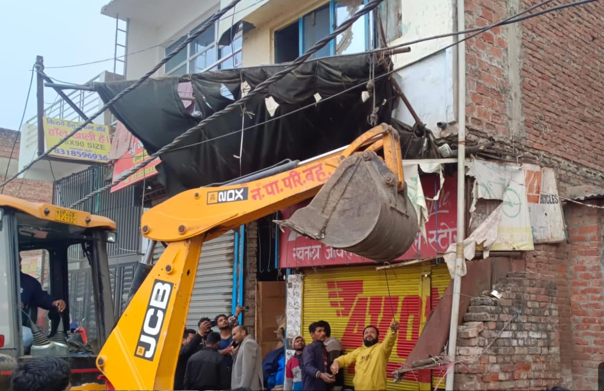 Municipality's bulldozer runs on encroachment