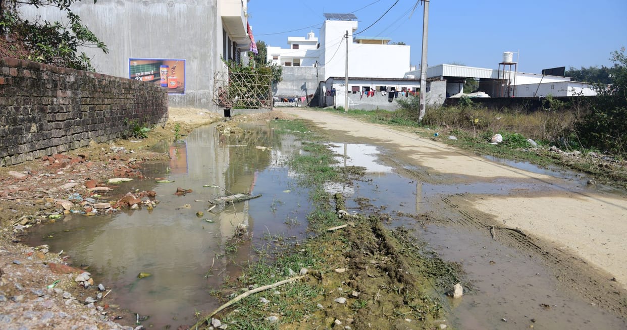 Property dealers sold the land where the drain was located.
