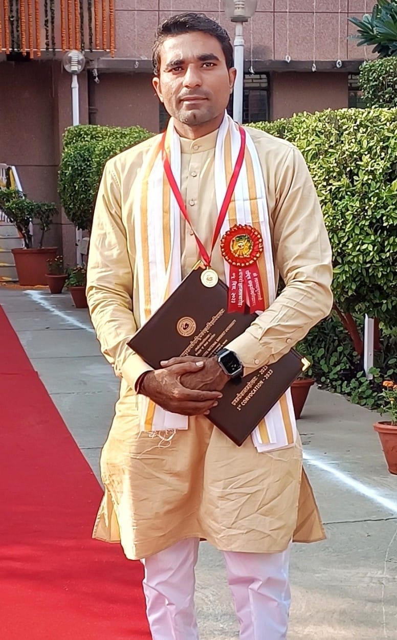 Rahul was the only one selected from the state in the ancient Sanskrit NEET exam.
