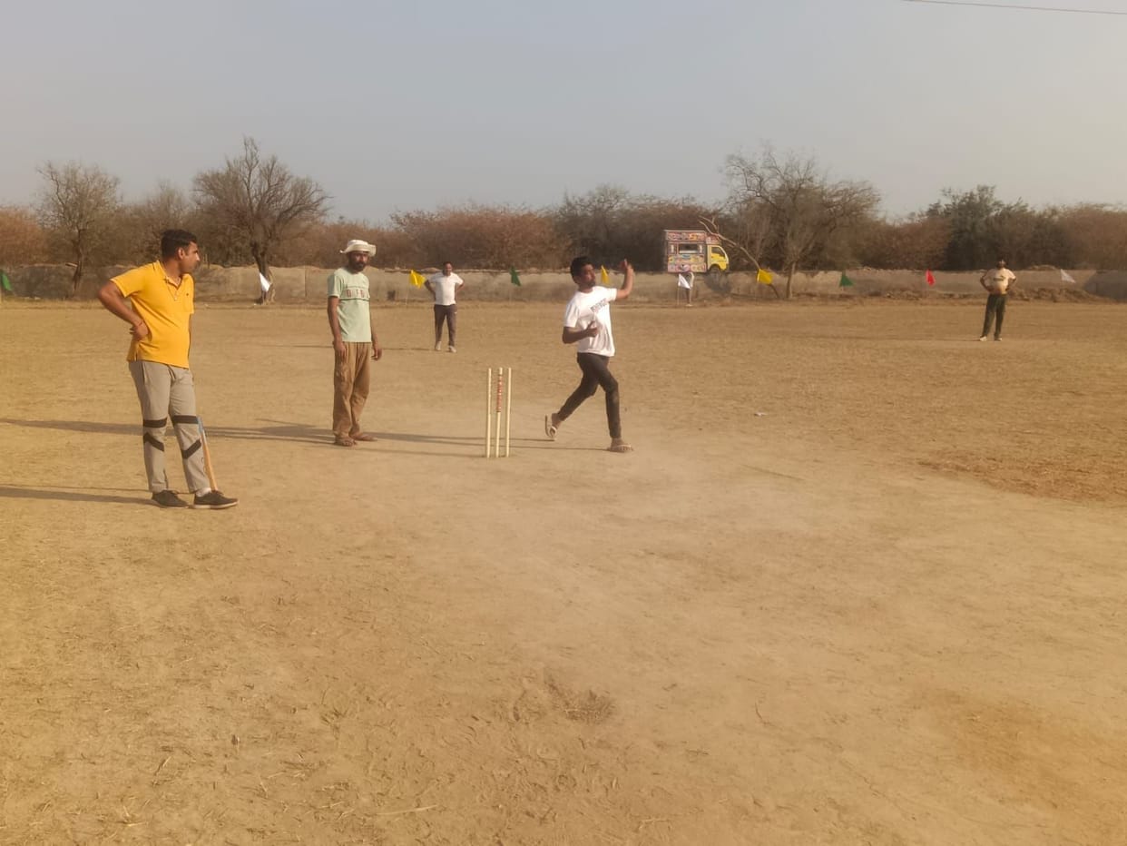 Naamwan's team won the match by scoring 74 runs in eight overs.