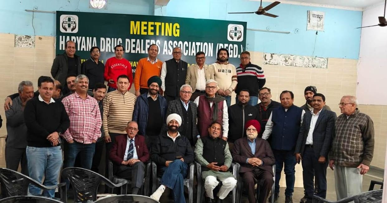 Manish of Narnaul became the president of Haryana Drug Dealer Association.