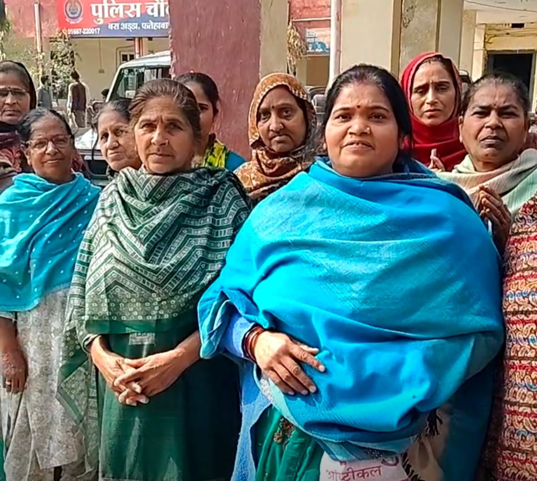 Two women accused of stealing earrings during the procession were arrested