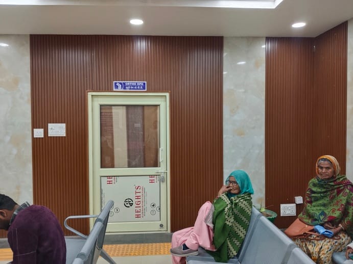 Orthopedic specialist's OPD closed in Civil Hospital, patients will now be referred to Agroha