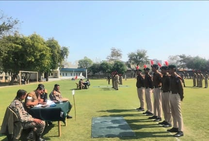52 cadets of Sainik School appeared for NCC B Certificate examination